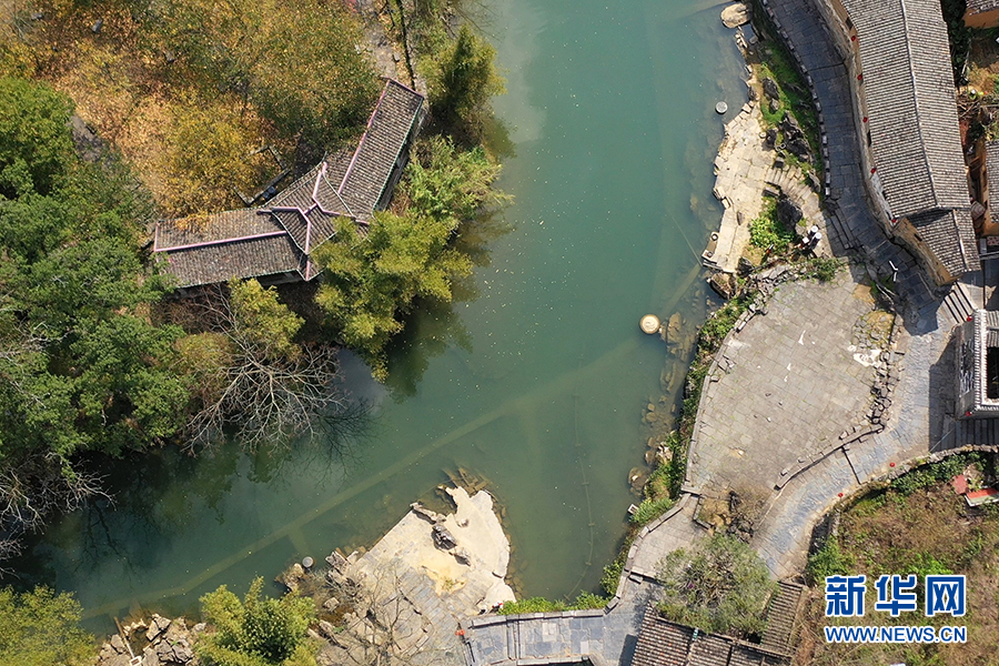 「夢境家園」黃姚古鎮的小橋流水。