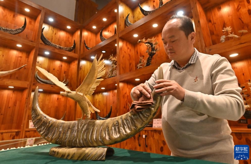牛角製品「頂開」大市場| 魅力廣西FamousGuangxi
