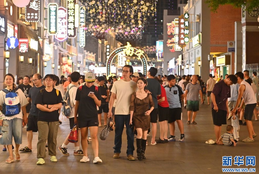 中山路夜市。