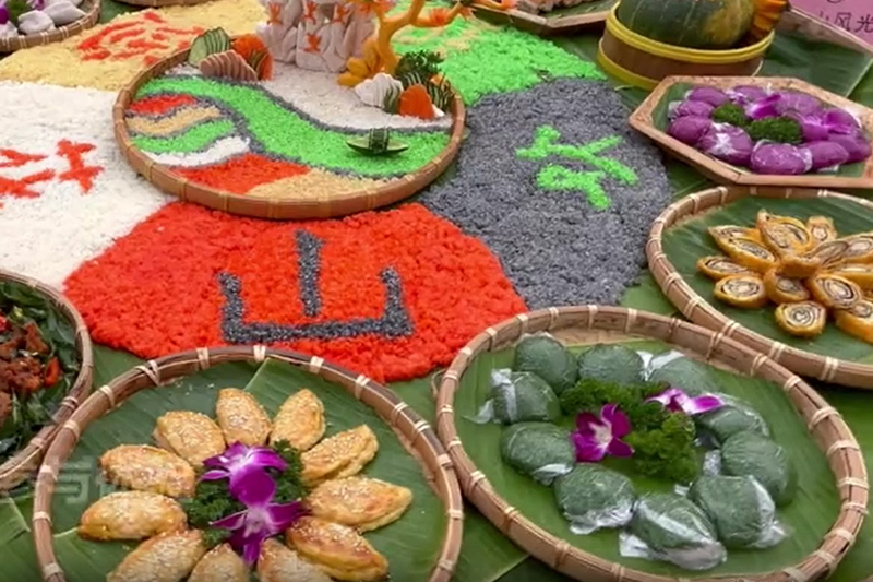 影片｜舌尖盛宴！廣西寧明舉辦簸箕宴美食比賽