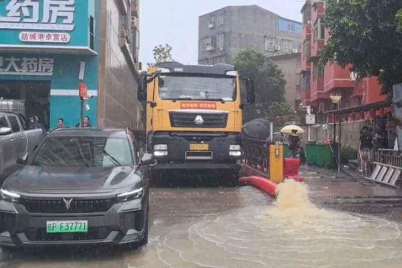 影片｜直擊防城港受災一線：水位回落搶險救援持續推進