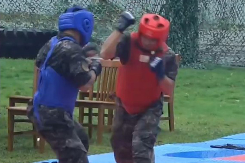 影片｜武警士兵進行教練能力訓練